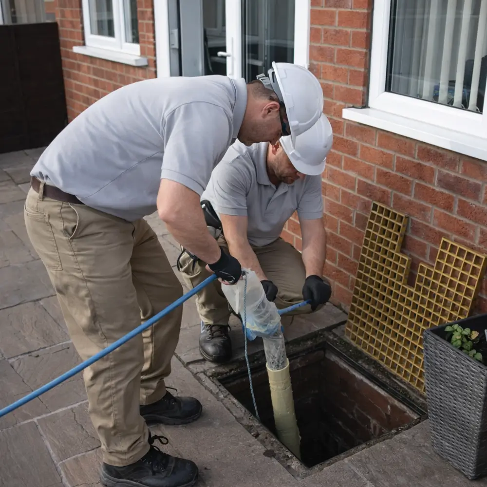Blocked drain repair service in Rainham